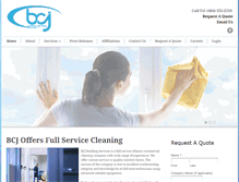 Tablet Screenshot of bcjbuildingservices.com